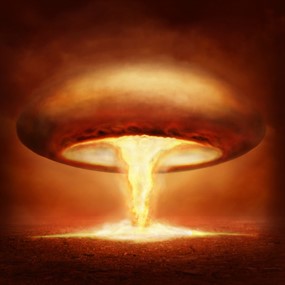 蘑菇云唯美图片